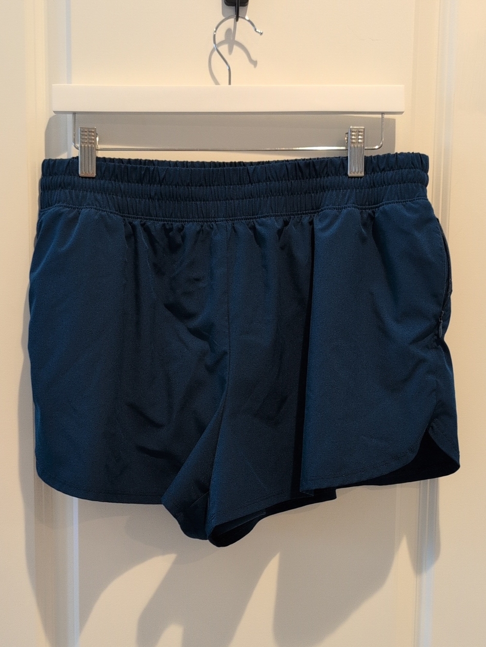 tek gear Blue Crayon Athletic Shorts with Elastic Waist
